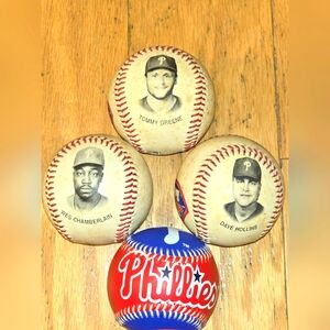 Phillies Baseball Set with Player Portraits